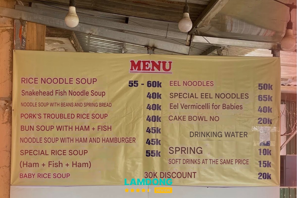 Tô bánh canh tại Ngô Gia Đà Lạt