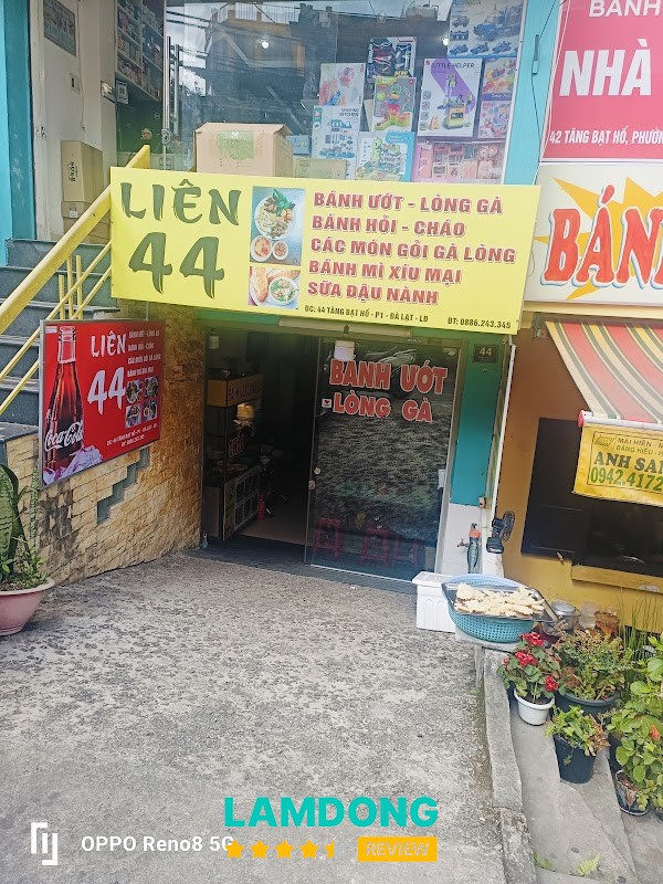 Liên Bánh Ướt Lòng Gà 44 Tăng Bạt Hổ tại Đà Lạt