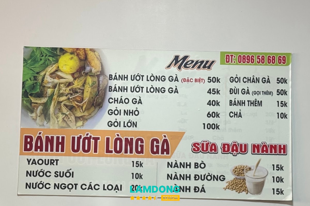Không gian Bánh Ướt Lòng Gà Thu Phương