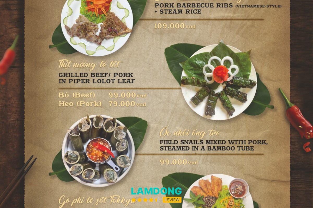 Không gian Tiệm ăn Đà Lạt Phố - Restaurant