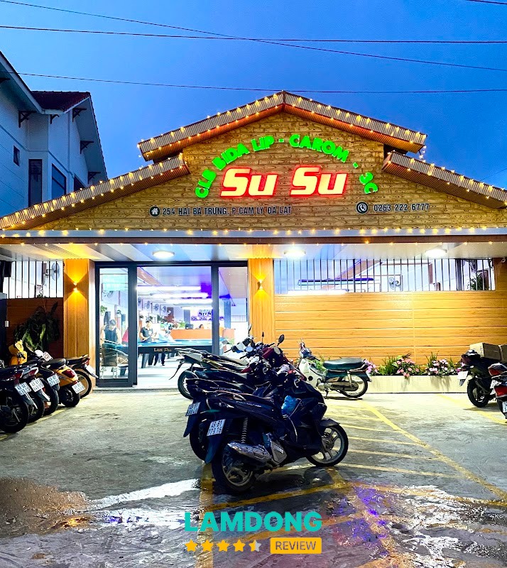 CLB BIDA SU SU DALAT – không gian và bàn chơi