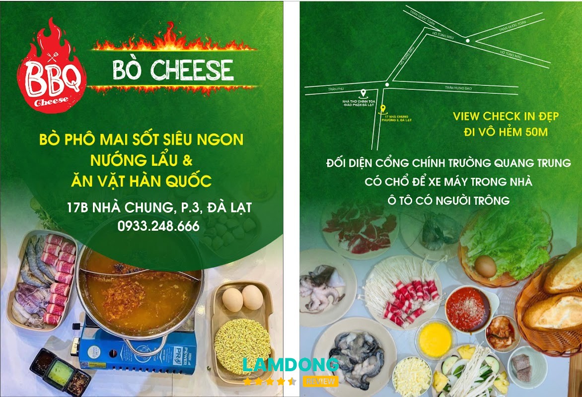 Bò Cheese Đà Lạt – không gian quán