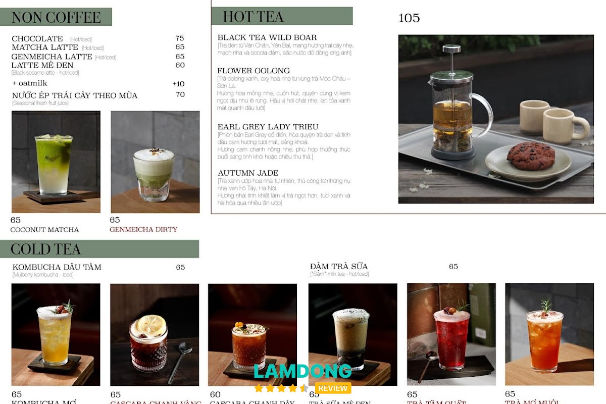 Không gian Đậm Đà Lạt Coffee Roasters