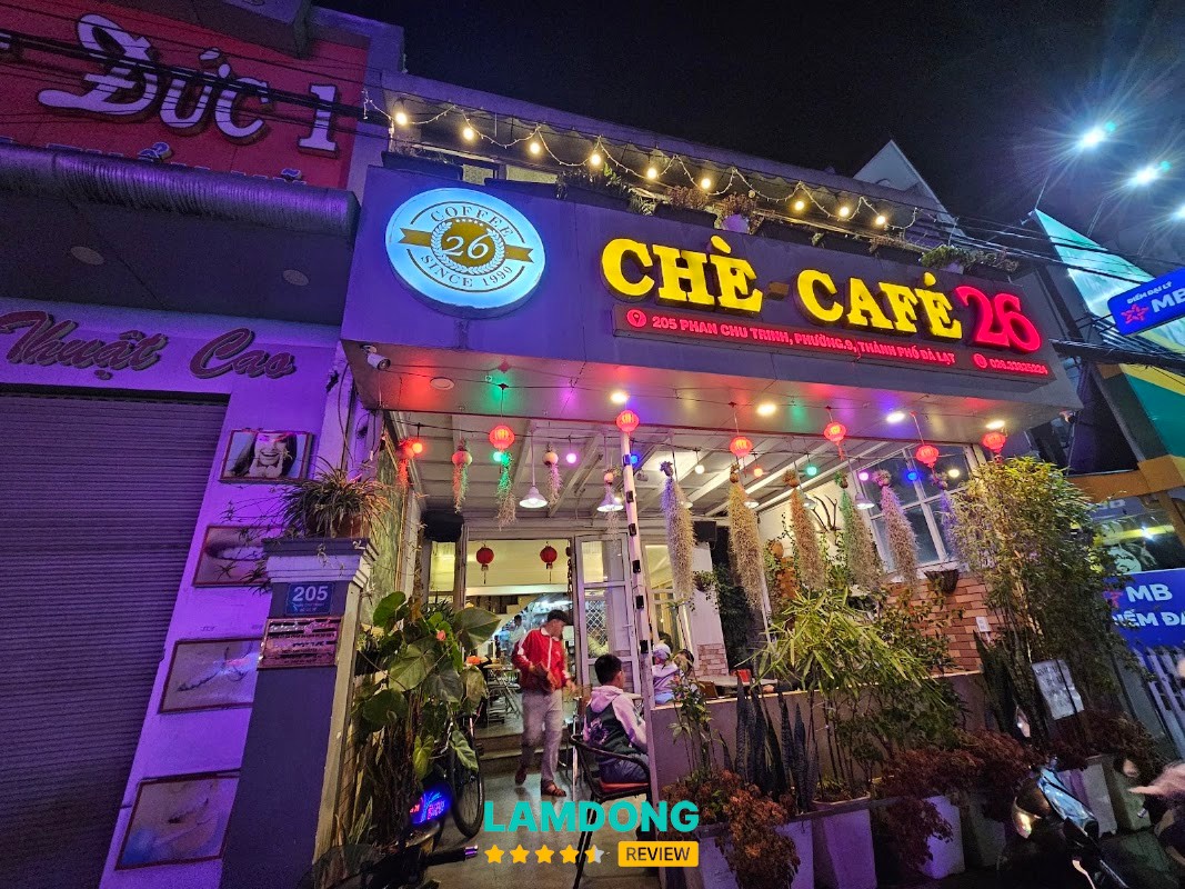 Không gian Chè - Cafe 26 tại Đà Lạt
