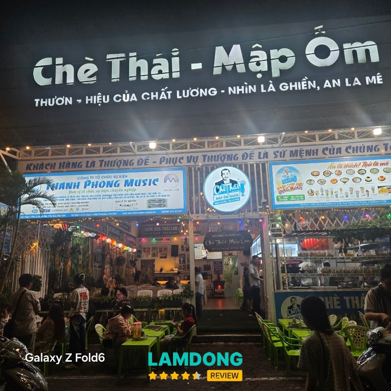 Các món tại Chè Thái Mập Ốm