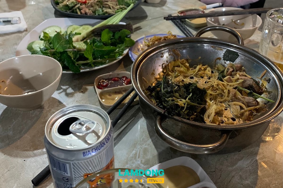 Bảng menu Dê Núi A Xô