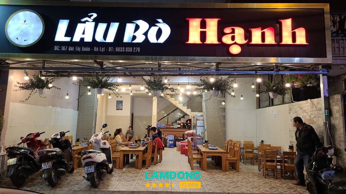 LẨU BÒ HẠNH tại Đà Lạt