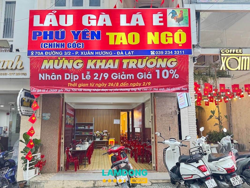 Lẩu Gà Lá É TAO NGỘ 70A 3 tháng 2 tại Đà Lạt