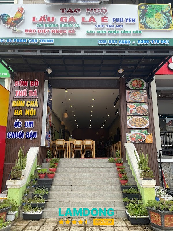 Lẩu gà lá é Tao Ngộ Phan Chu Trinh tại Đà Lạt