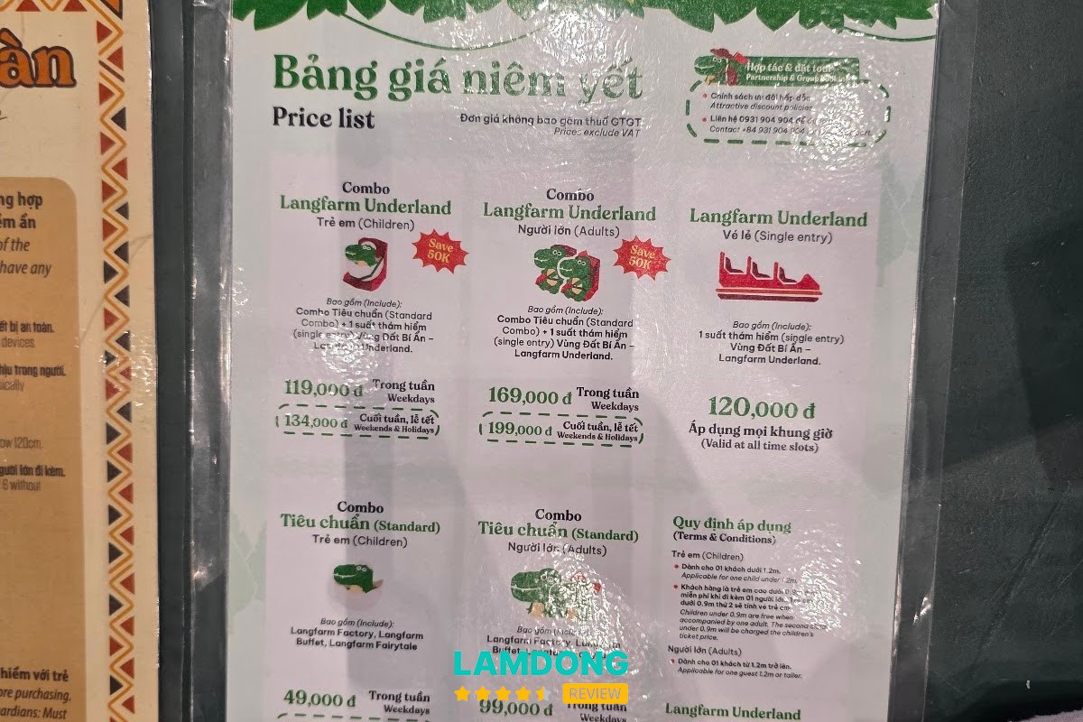 Hình ảnh menu tại Rau Banchou Langfarm Center