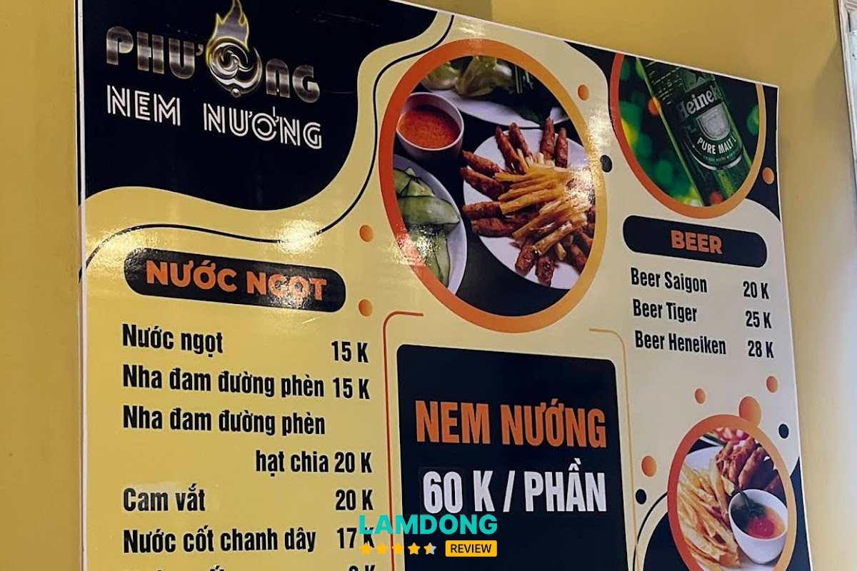 Hình ảnh menu Nem nướng Phượng