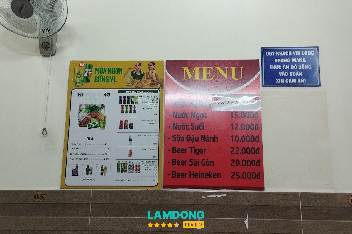 Hình ảnh menu Nem nướng Bà Hùng Phan Đình Phùng