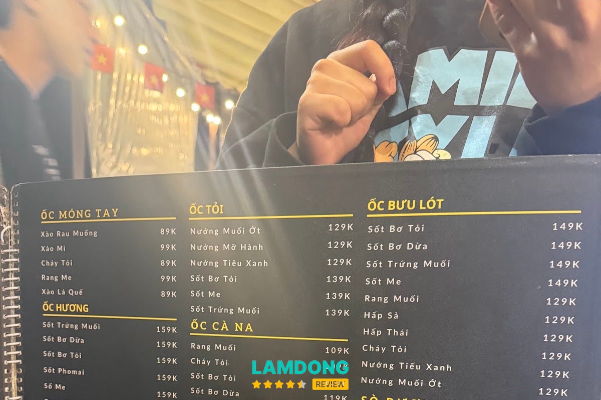 Hình ảnh menu tại Nhậu Nhậu Nhậu