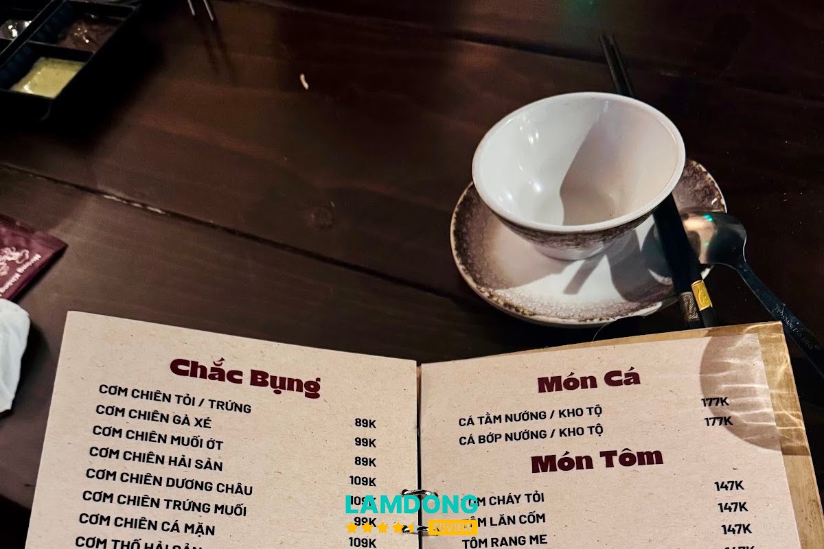 Menu BBQ Mọ Tề Đà Lạt