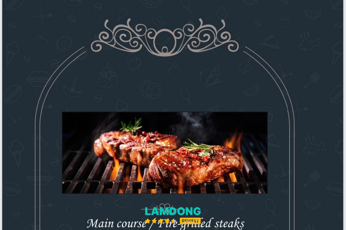 Hình ảnh menu tại Above Paradise