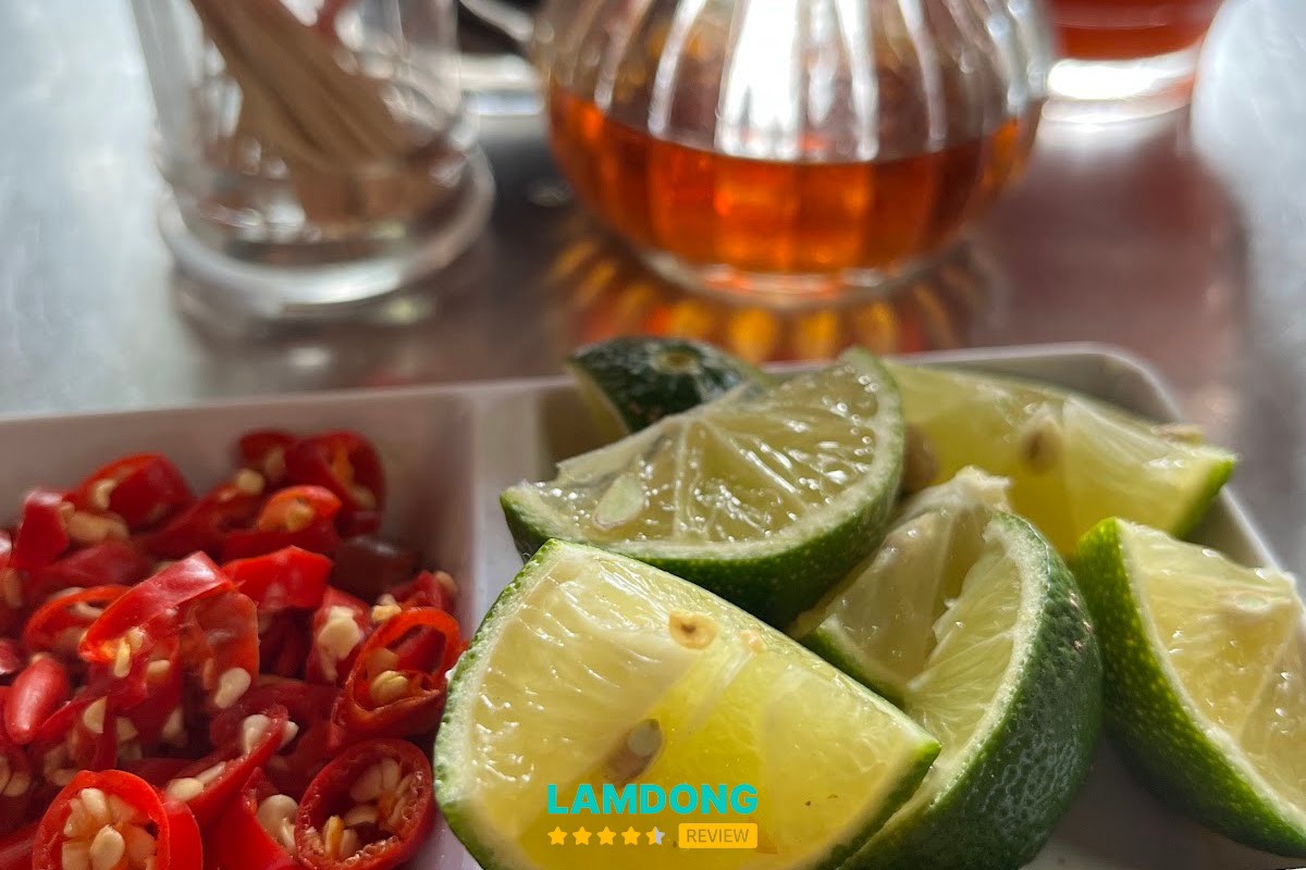 Menu Quán phở Uyên tại Đà Lạt