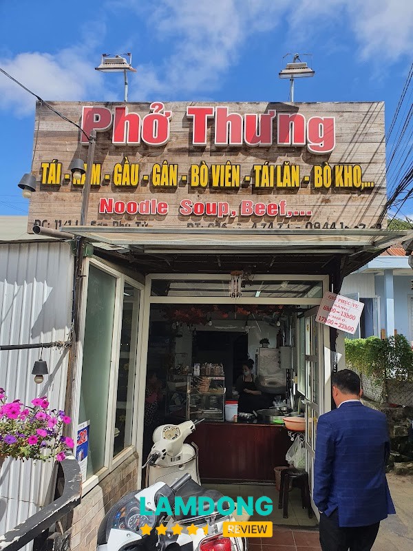 Phở Thưng tại Đà Lạt