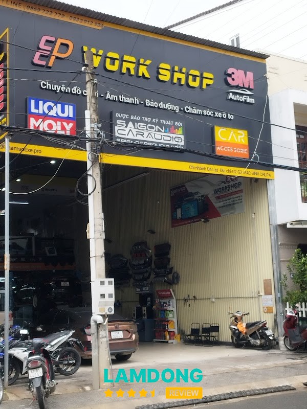 Garage CCP Đà Lạt – khu vực chăm sóc xe