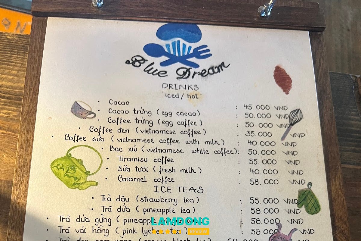 Không gian Blue Dream Bread