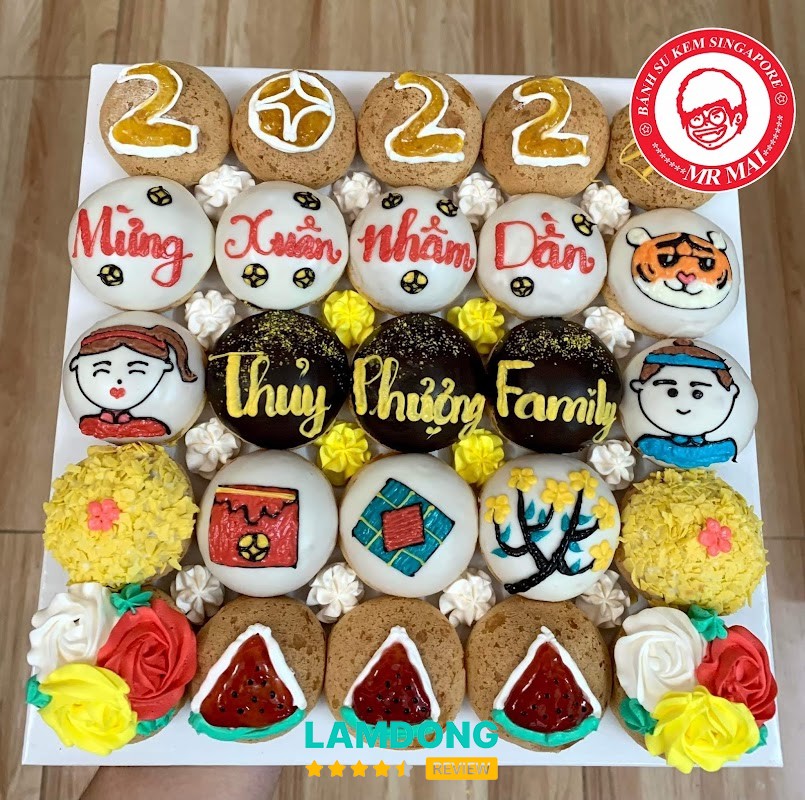 Bánh Su Kem Singapore Mr Mai – nhiều loại bánh