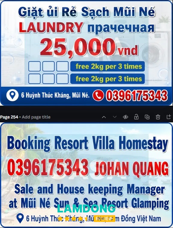 Giặt Ủi Rẻ Sạch Mũi Né – 6 Huỳnh Thúc Kháng