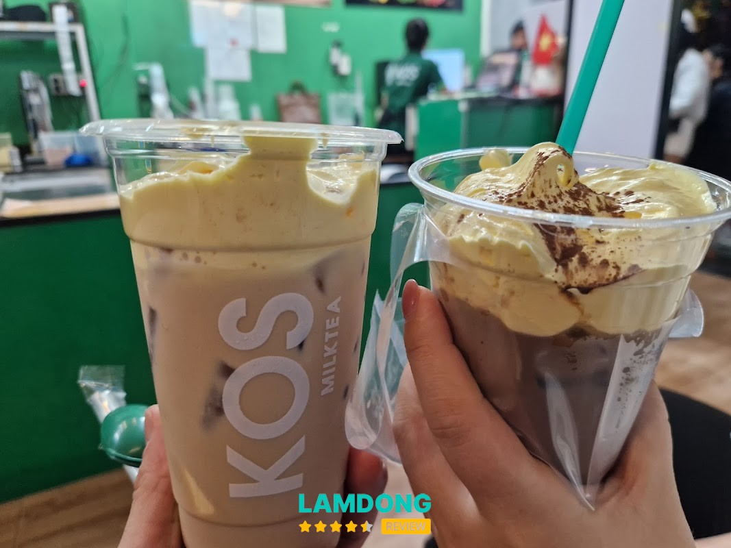 KOS Milktea Đà Lạt – đồ uống size lớn