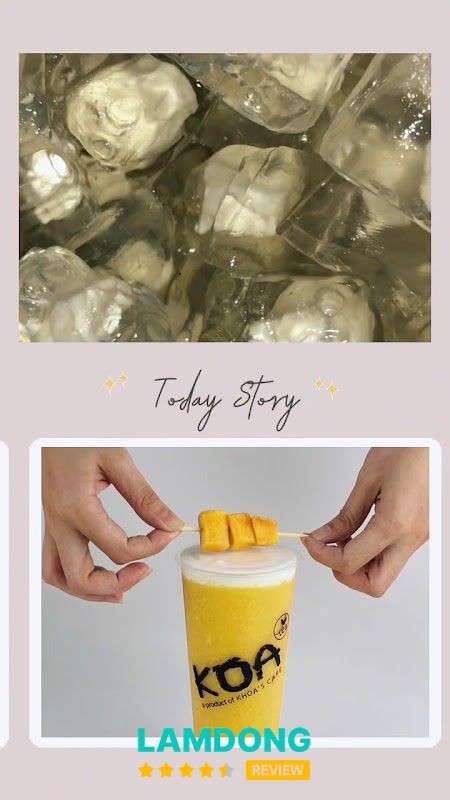 Đồ uống tại KOA Tea & Coffee